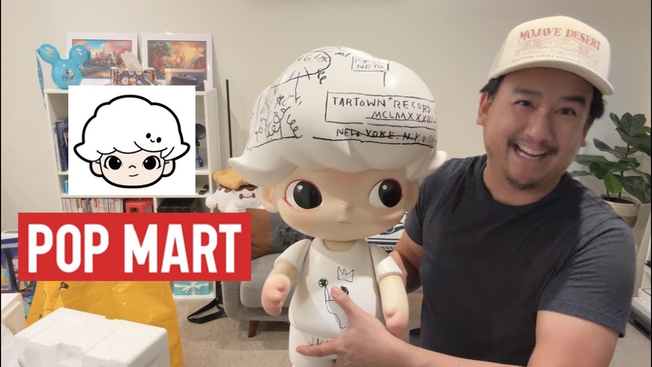 POPMART Unboxing  - Dimoo 1000% - Dimoo World x Jean-Michel Basquiat