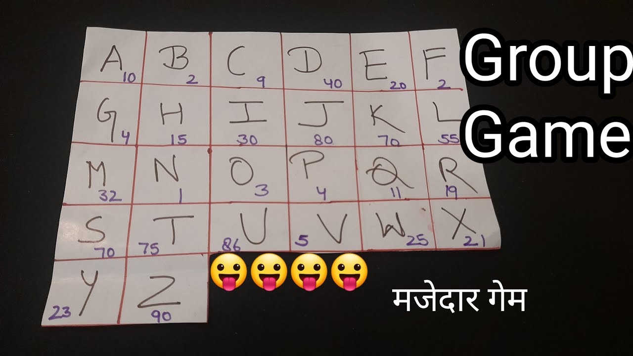 Group game. latest party kitty games with ladies.luck game.A to Z luck games @prachigoel3257