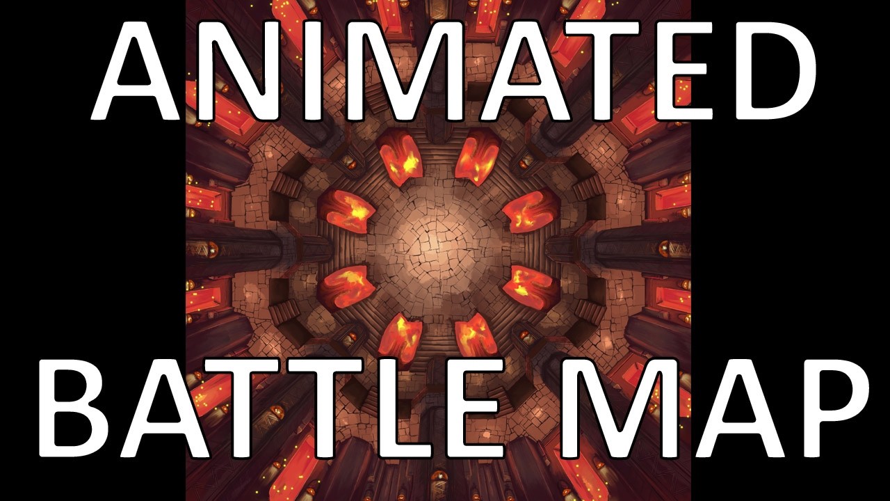 Animated Battle Map for D&D / Pathfinder / Daggerheart / TTRPG - Sacred Tree by DWW