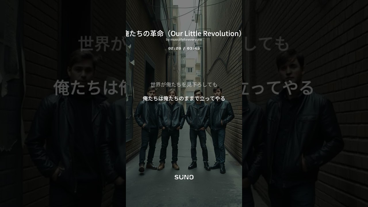【7th Album 創作曲】俺たちの革命（Our Little Revolution）(suno No.87)