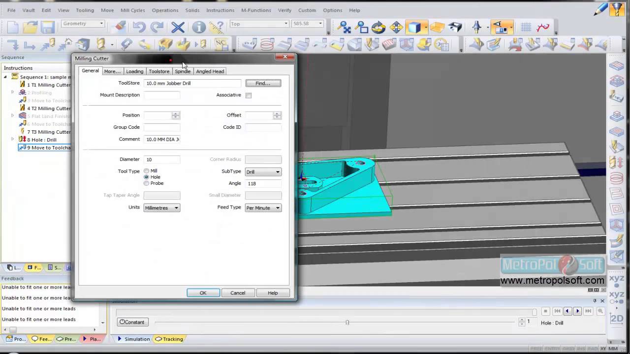 Edgecam Eğitim Videoları Delik Delme (Hole)
