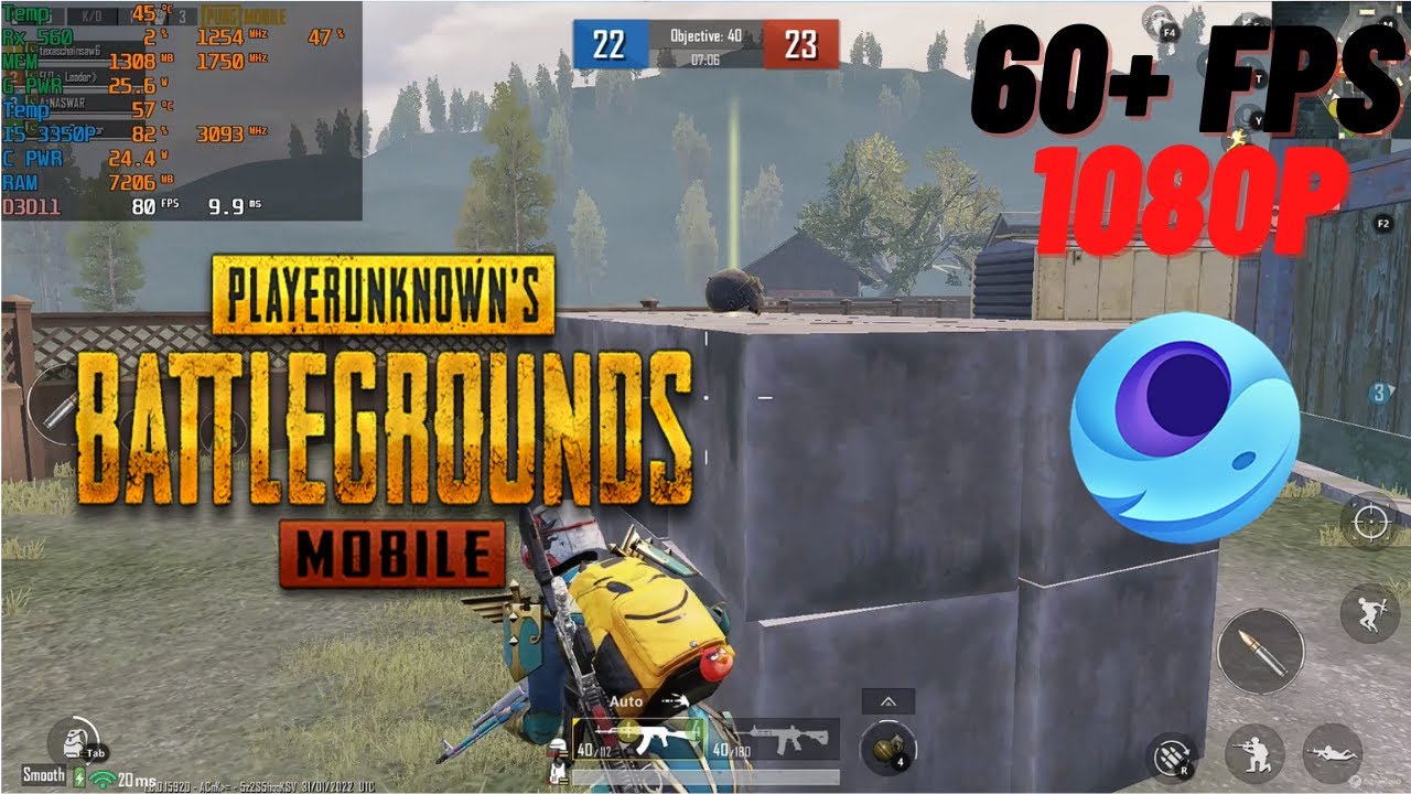 PUBG Mobile | Gameloop | 1080p 60+Fps Settings [2022]