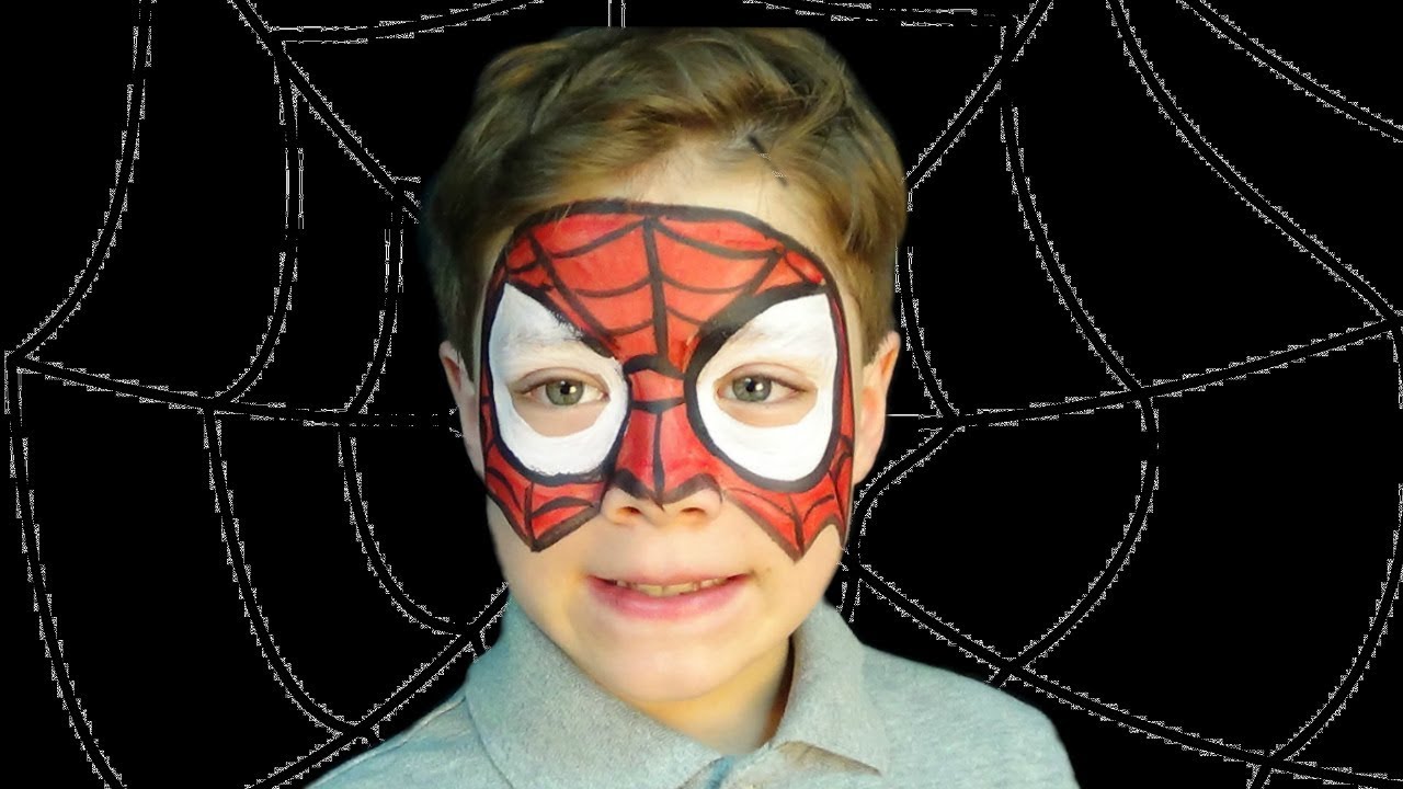 tutorial  Pinta Caritas facil. Hombre araña