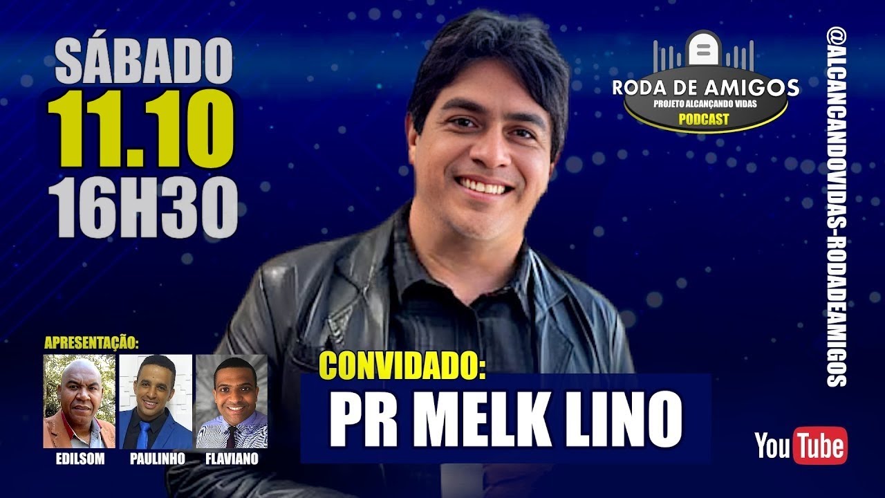PR MELK LINO NO RODA DE AMIGOS PODCAST | 🔴 AO VIVO🎧