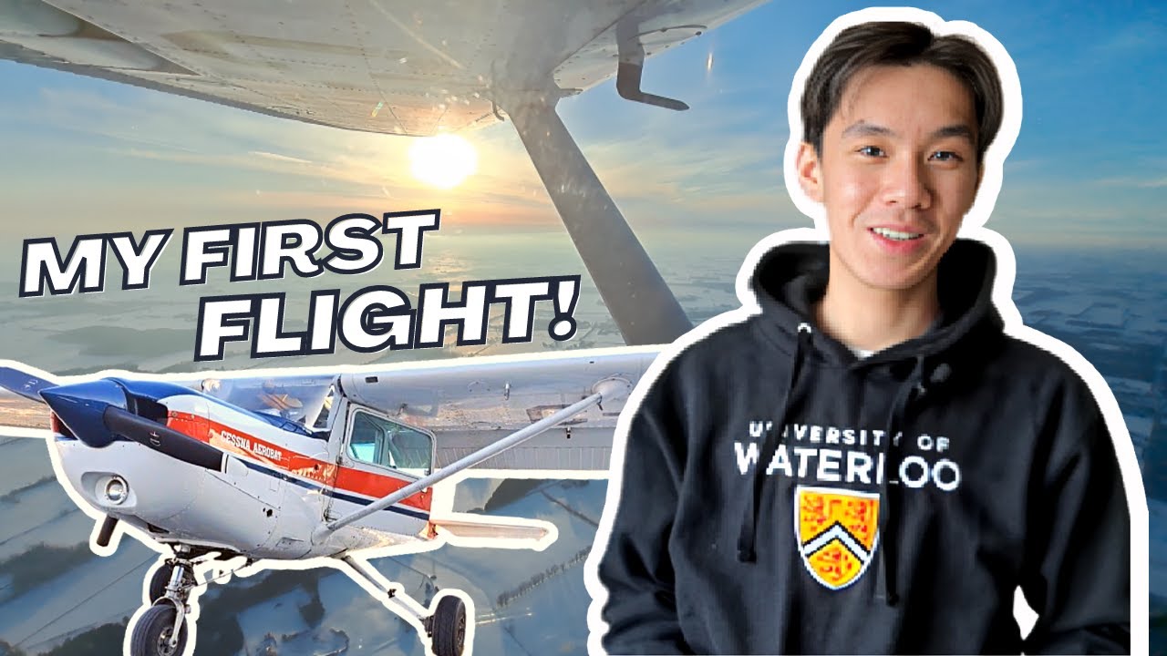 My First Flight as a Student Pilot at the University of Waterloo!