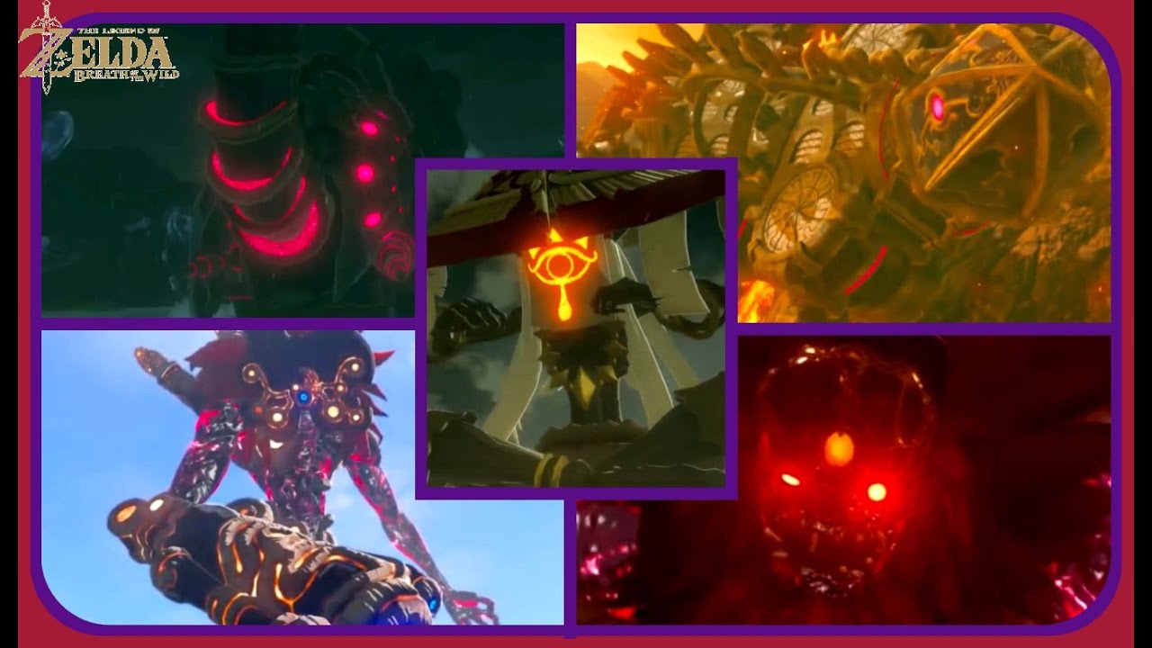 The Legend of Zelda: Breath of The Wild - All Boss Encounters - Master Mode - No Damage!!