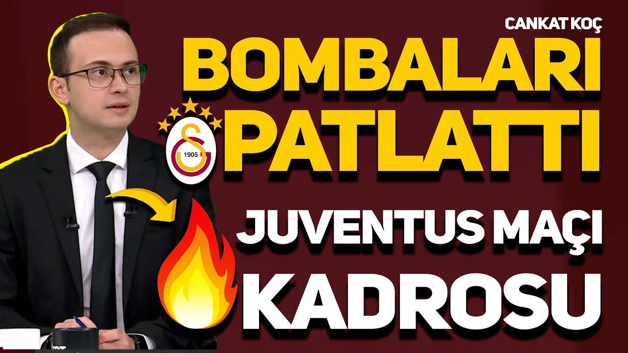 SON DAKİKA, GALATASARAY JUVENTUS MAÇI KADROLARI BELLİ OLDU! OKAN BURUK VE BARIŞ ALPER'DEN AÇIKLAMA