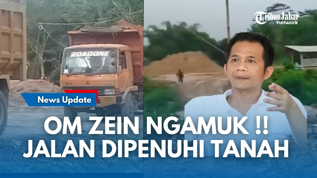 Om Zein Ngamuk! Jalan Sukatani Kotor Akibat Truk Pengangkut Tanah, Langsung Tutup Lokasi Proyek