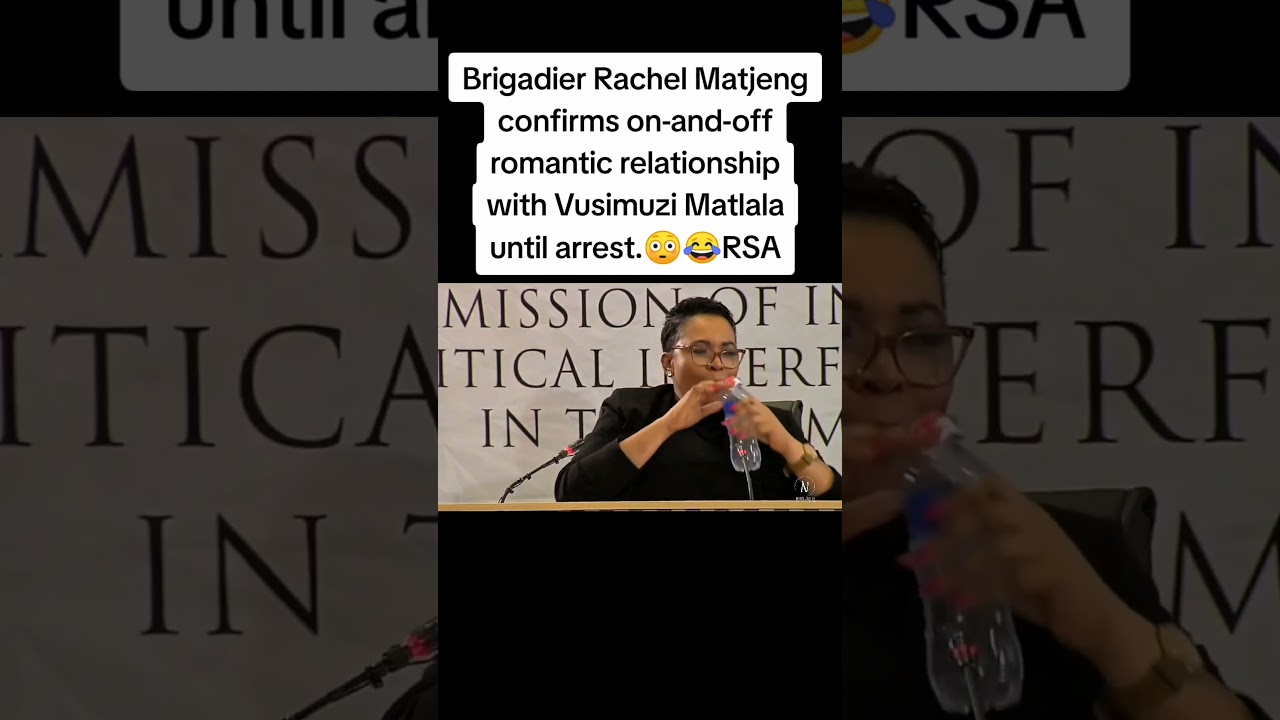 Brigadier Matjeng discusses her personal ties to Vusi Matlala.#BrigadierRachelMatjeng #VusiMatlala