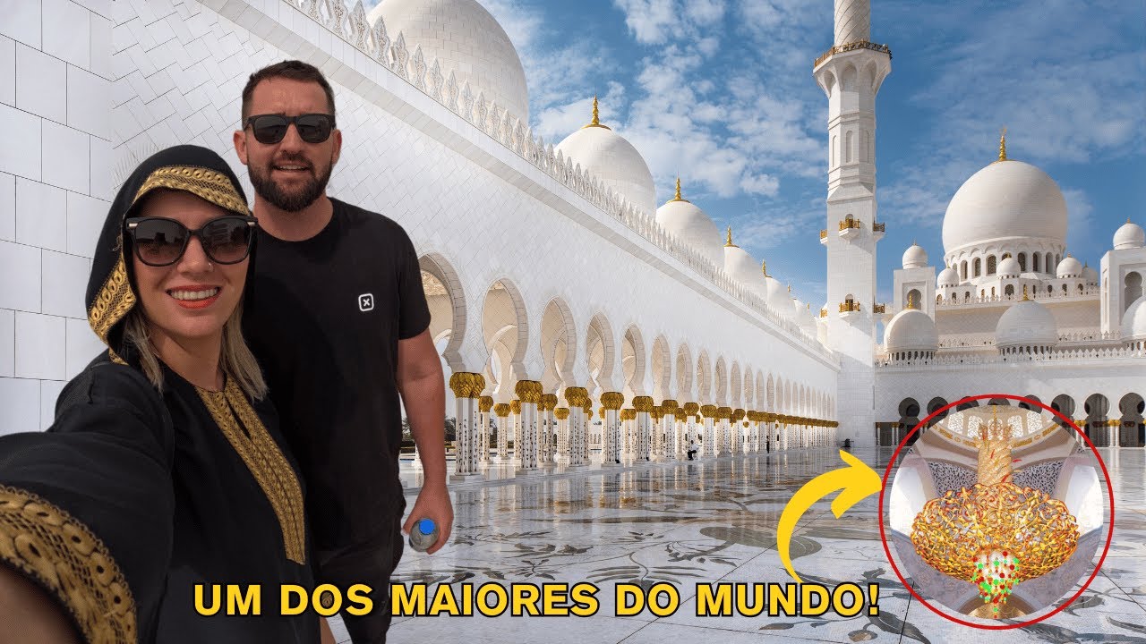 A Mesquita Mais Impressionante do Mundo? Sheikh Zayed em Abu Dhabi!