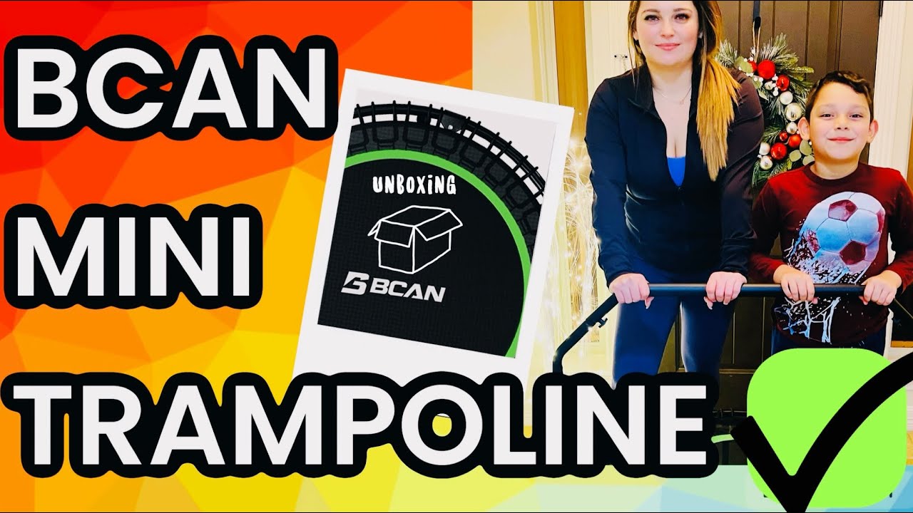 Trampoline unboxing and assembly by BCAN