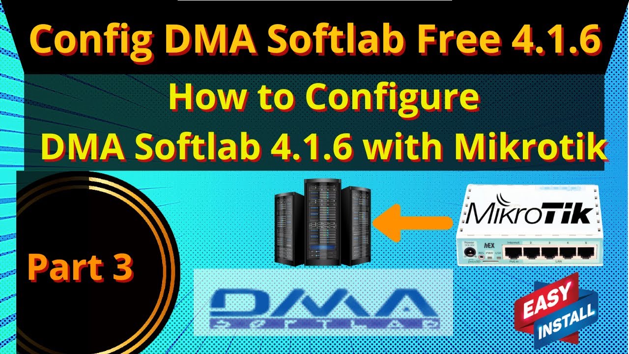 DMA Configuration with Mikrotik | How to Create NAS, Manager, Services , User in Free DMA | iT info