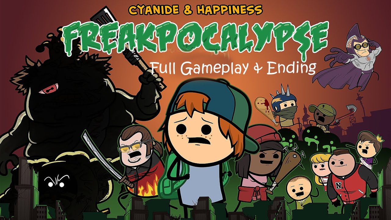 Cyanide & Happiness - Freakpocalypse - Full Gameplay Walkthrough & Ending
