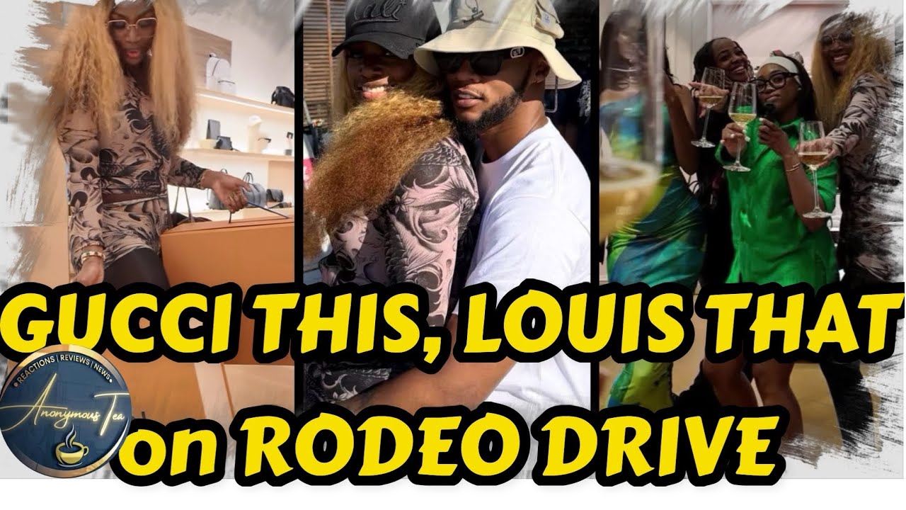 CLARESSA SHIELDS GUCCI THIS, LOUIS THAT on RODEO DRIVE. SHANNON SHARPE UPDATE