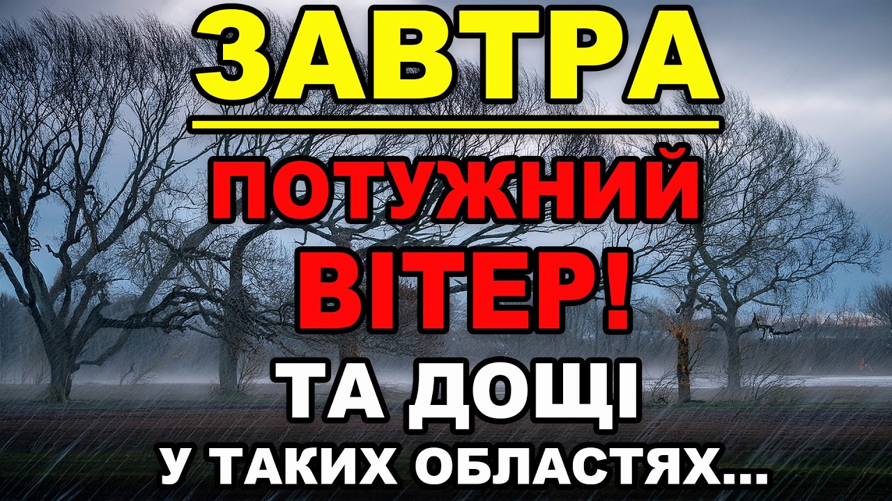 ПОТУЖНИЙ ВІТЕР ТА ДОЩІ?! Прогноз погоди на 12 ЛЮТОГО