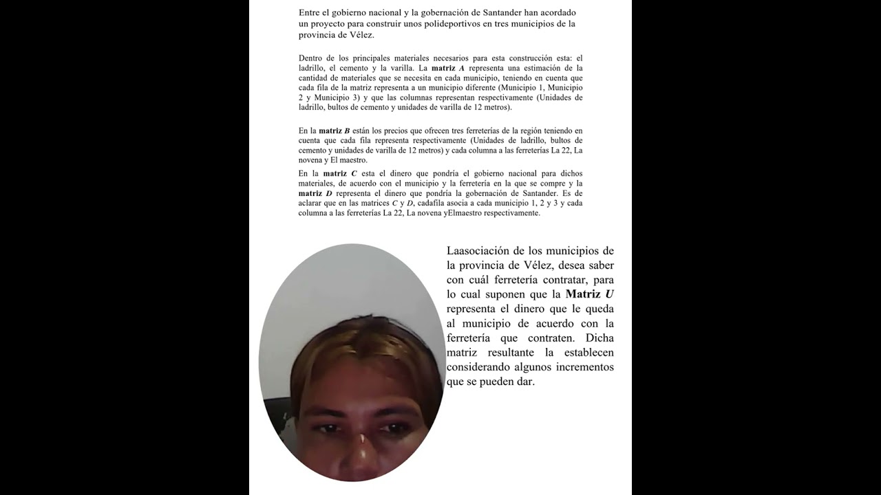 Operaciones entre matrices