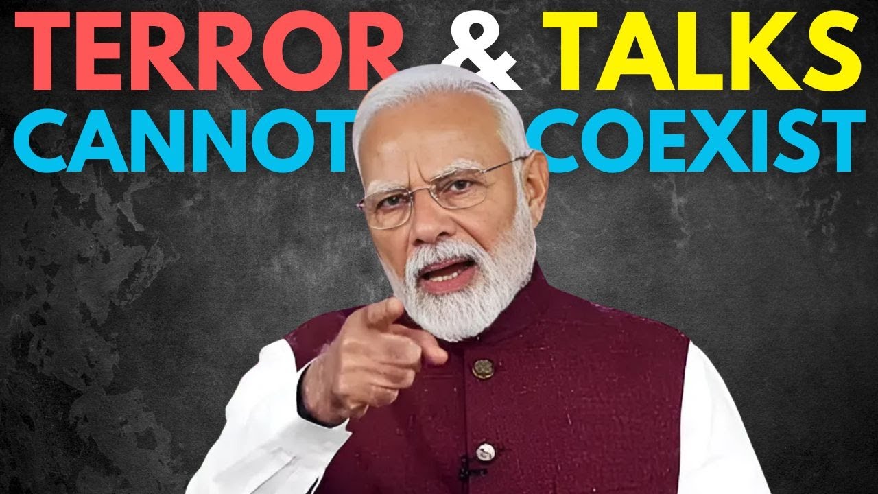 Terror & Talks cannot coexist; Water & Blood can never flow together: PM Narendra Modi