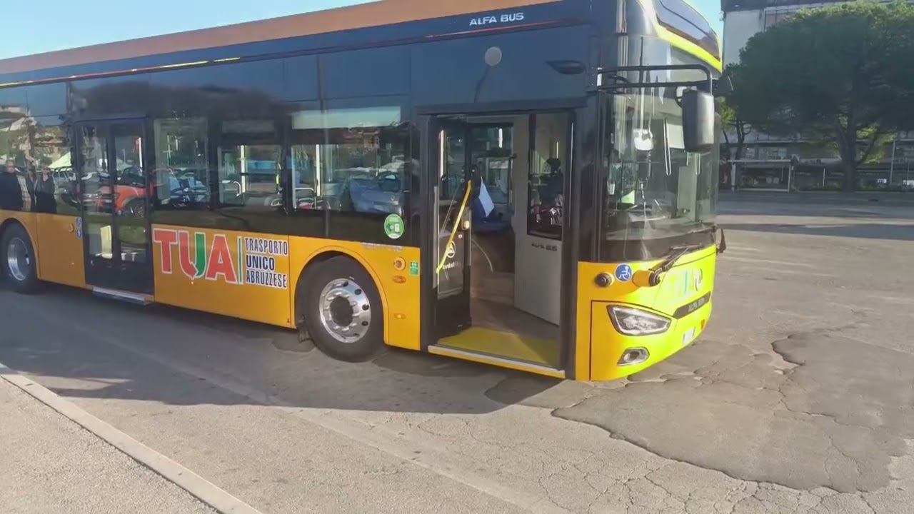 Trasporti. Penne - Pescara: primo bus elettrico TUA su tratta suburbana