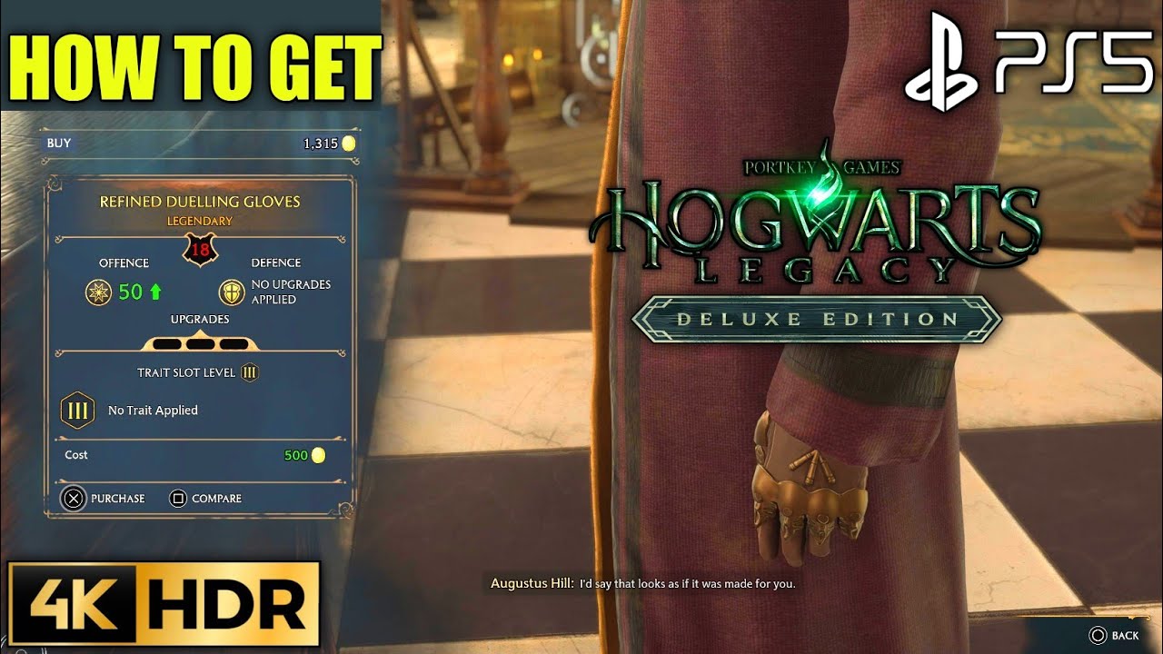 How to Get Refined Duelling Gloves HOGWARTS LEGACY Legendary Gloves | Hogwarts Legacy Legendary Gear