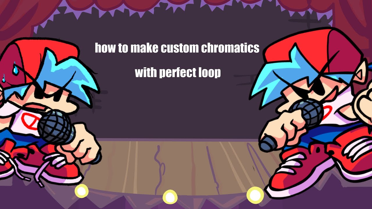 a simple tutorial to make chromatics with perfect loops for fnf