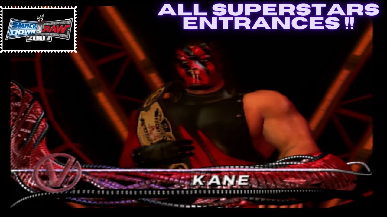 All Superstars entrances in WWE SVR 2007 PS2 Version
