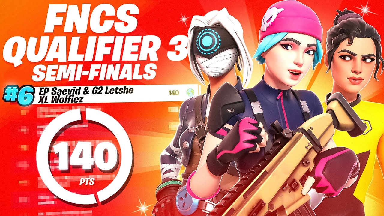 6th in FNCS SEMI-FINALS w/ Wolfiez & Letshe