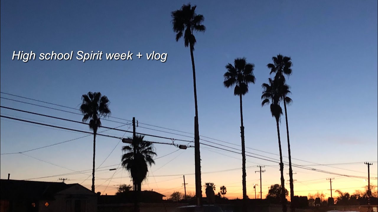 High school spirit week outfits + vlog