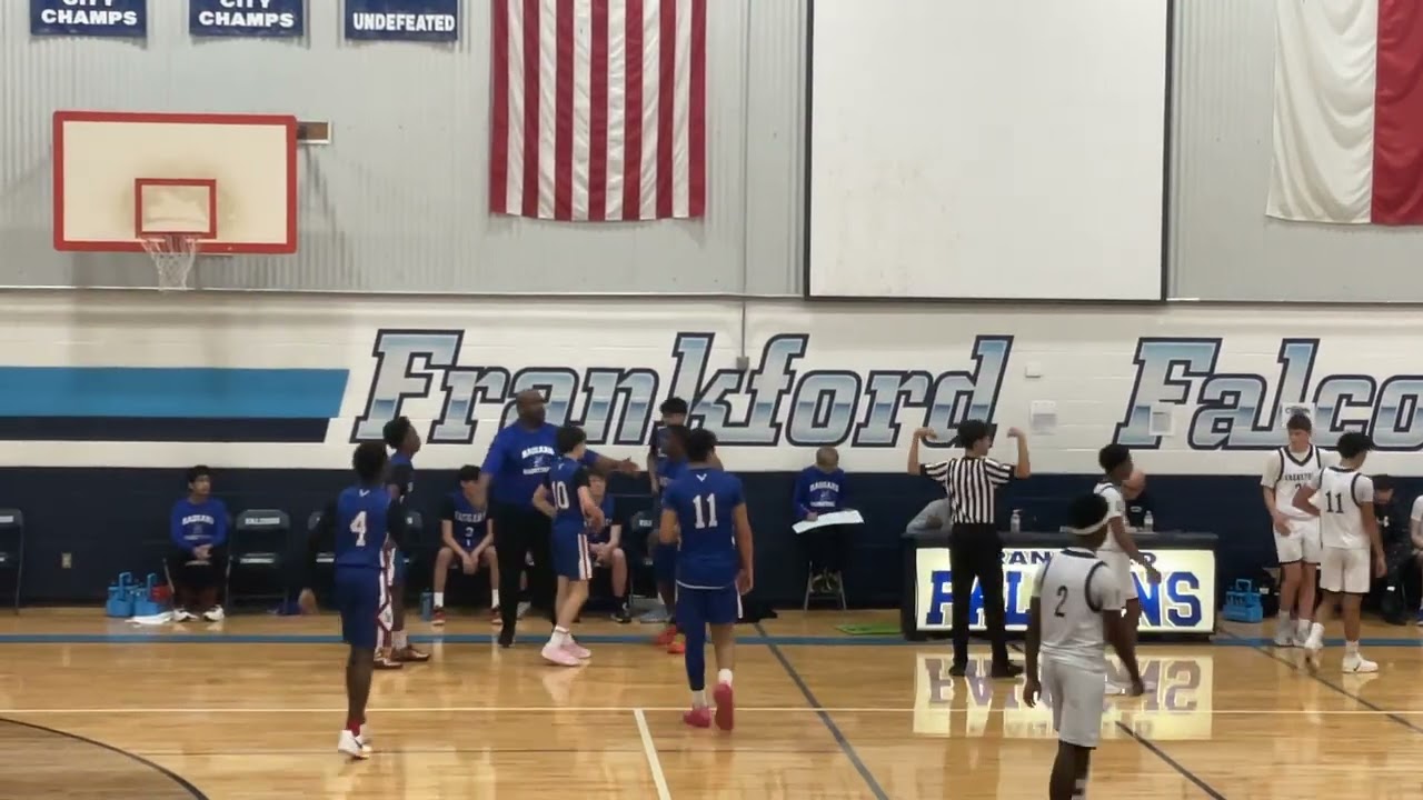 HMS 8th grade A team vs Frankford 4th Qtr.