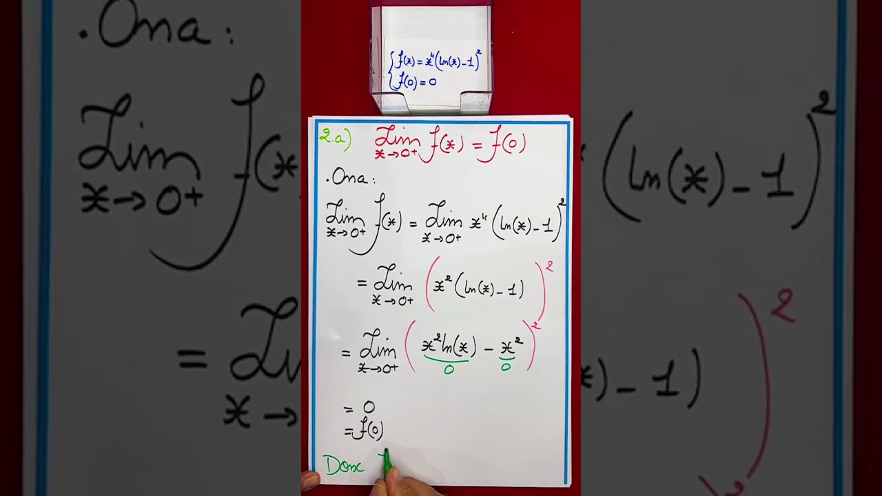 حصة مباشرة #94 : Fonction Exponentielle  | تمرين رائع في  الدالة الأسيــة