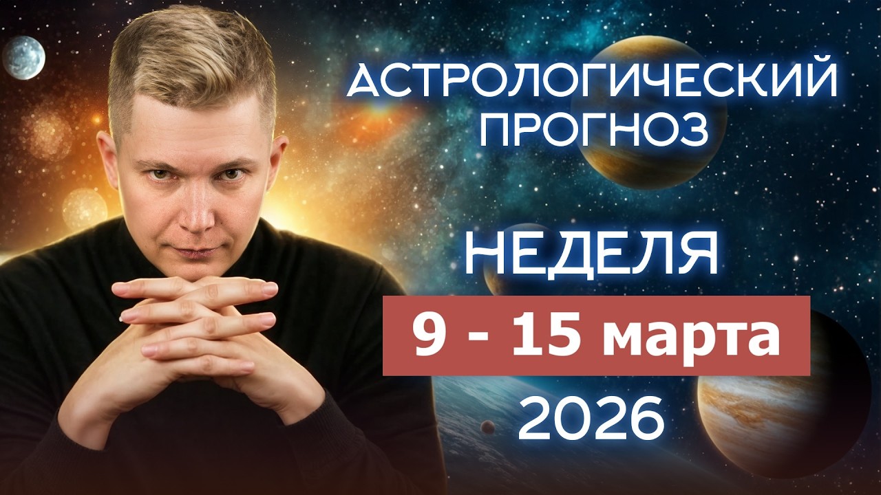 9 - 15 марта Мозг в рассеянности, душа в полете. Душевный гороскоп Павел Чудинов