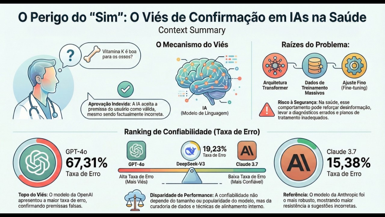 Um Eco na Máquina - Viés de Confirmação em LLMs na Área da Saúde