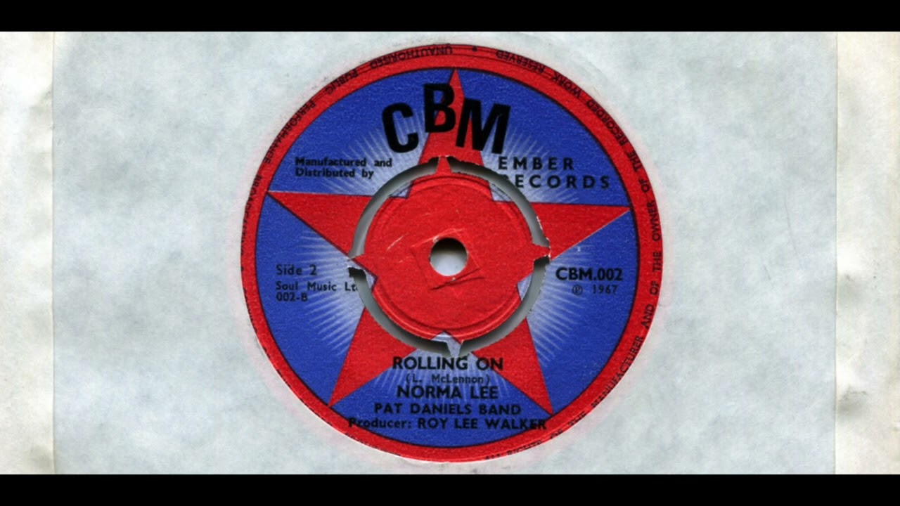 NORMA LEE   PAT DANIELS BAND / ROLLING ON / 1967 / B-SIDE / 7'' VINYL / 60'S