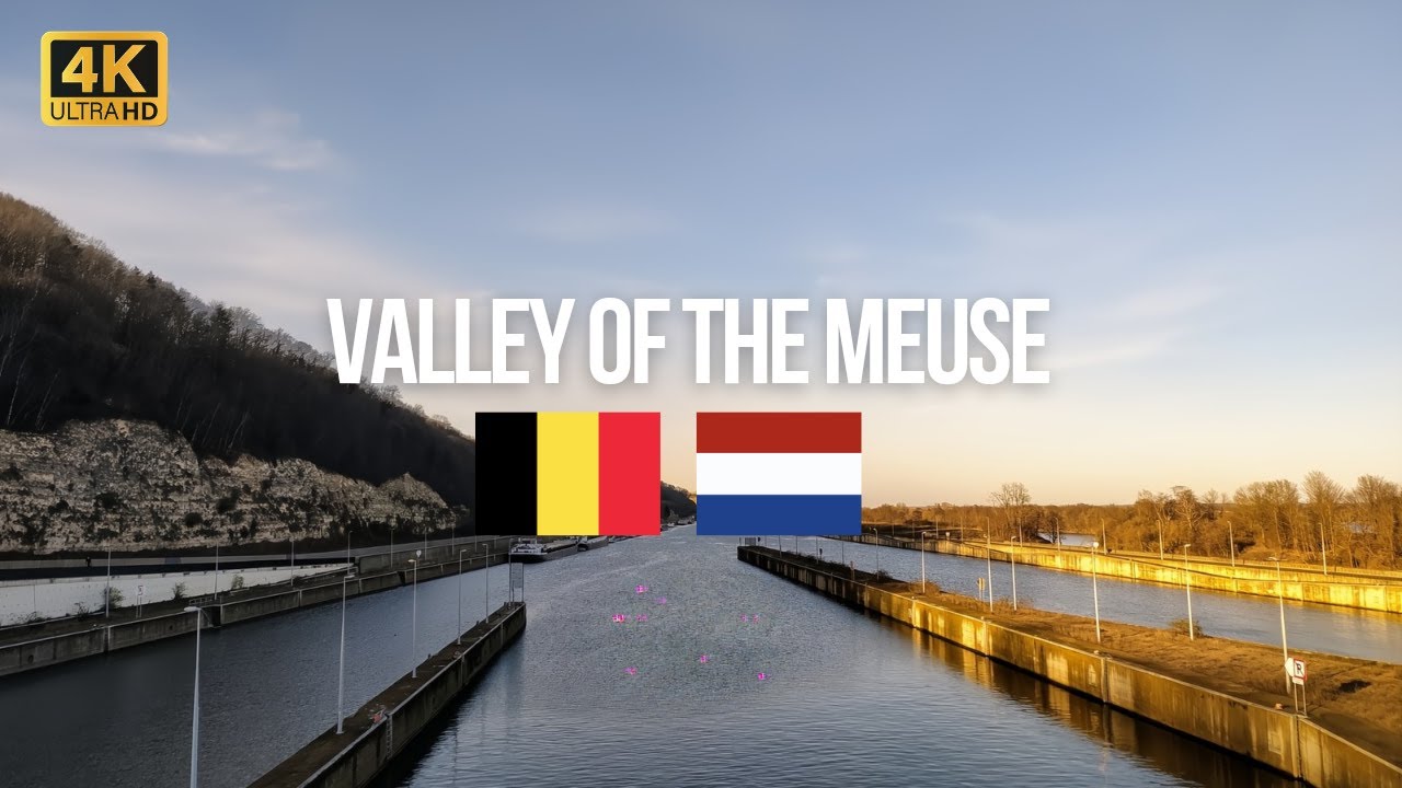Valley of the Meuse scenic drive: between Belgium and the Netherlands