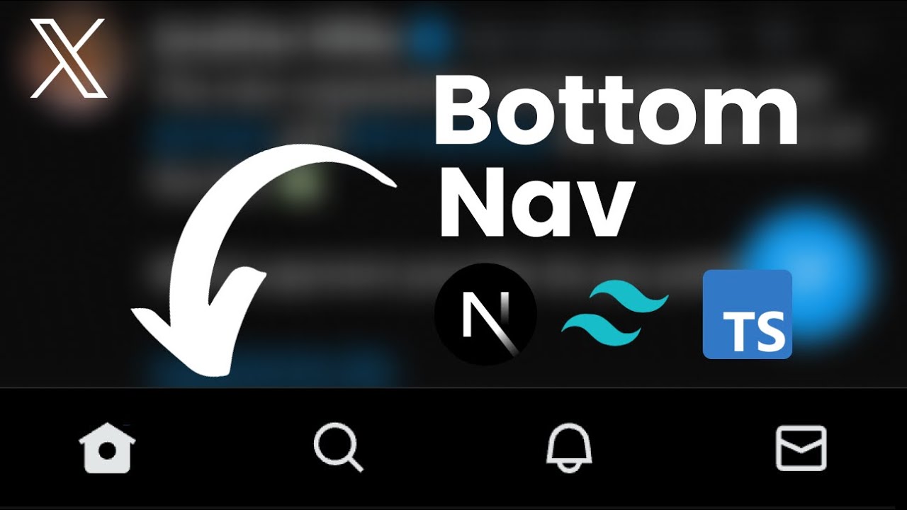 Build X's Bottom Nav with Next.js 13 and Tailwind CSS