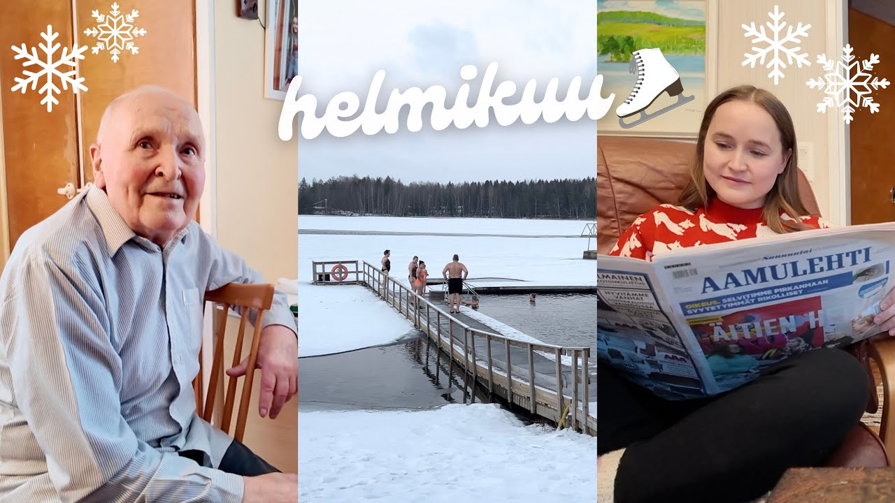 Lotan ja papan helmikuinen sunnuntai 📆 | Avantouinti, taitoluistelu, Voice of Finland