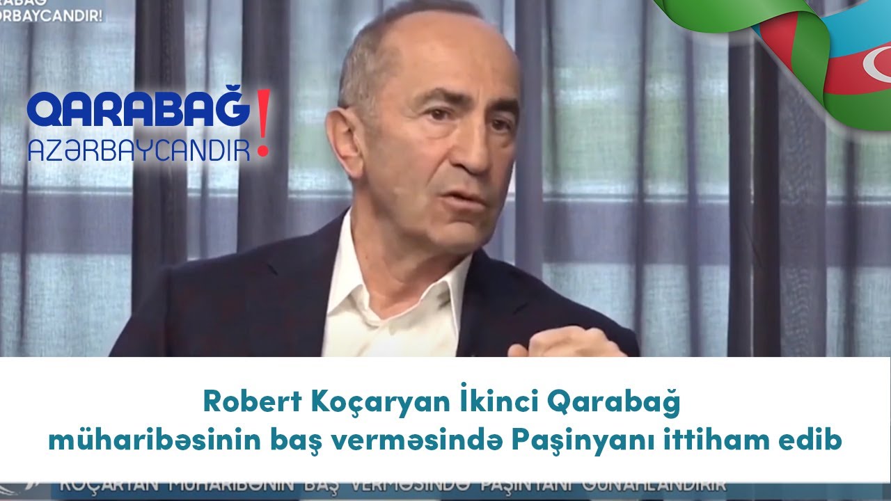 Robert Koçaryan İkinci Qarabağ müharibəsinin baş verməsində Paşinyanı ittiham edib (05.12.2020)