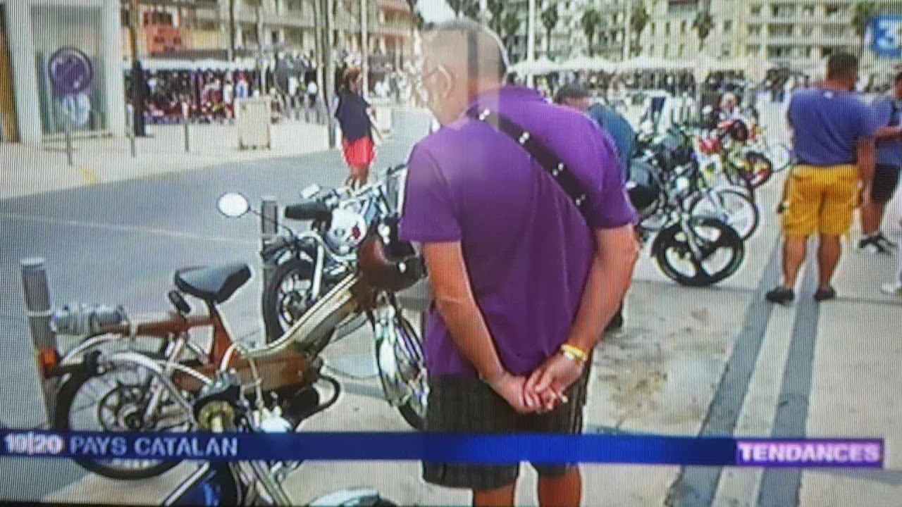 Le mobeur catalan reportage france 3 peugeot tsa 103 motobecane mbk