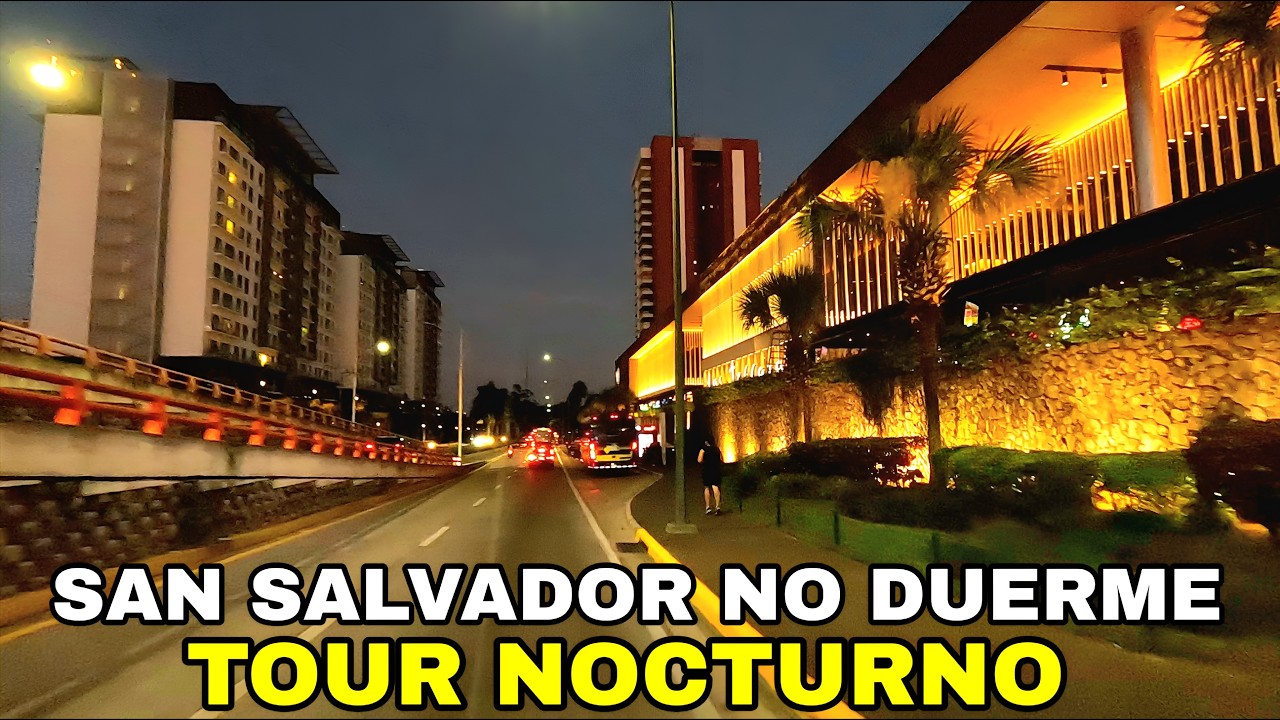 Asi se vive SAN SALVADOR en la noche. #elsalvador