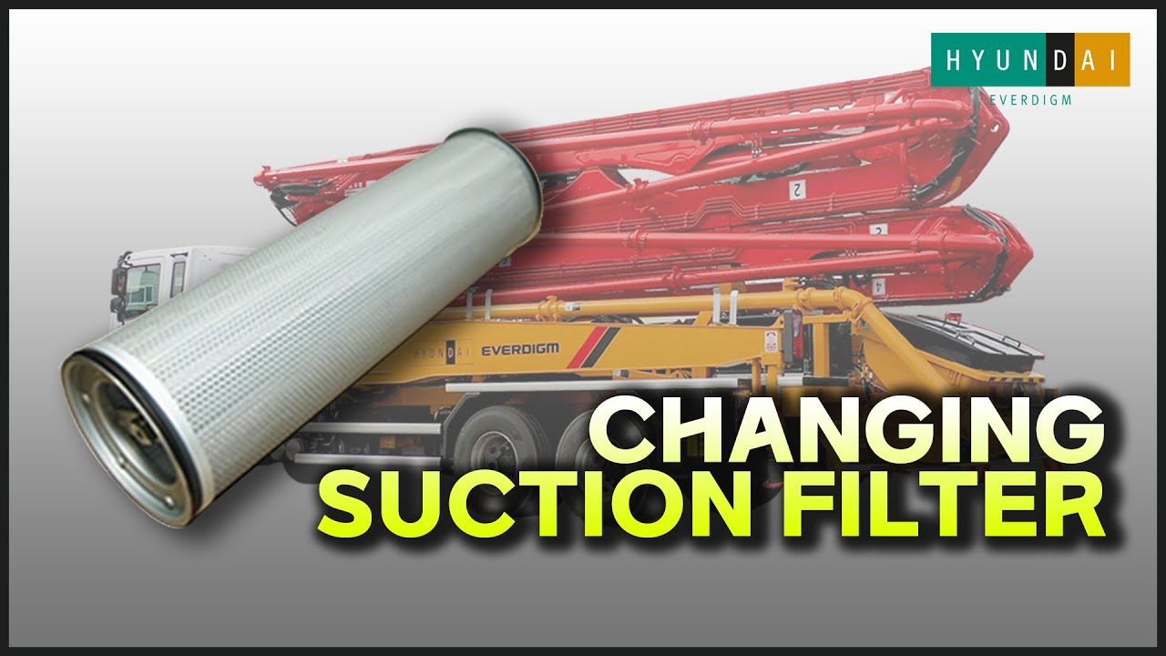 [CONCRETE PUMPS] CHANGING SUCTION FILTER