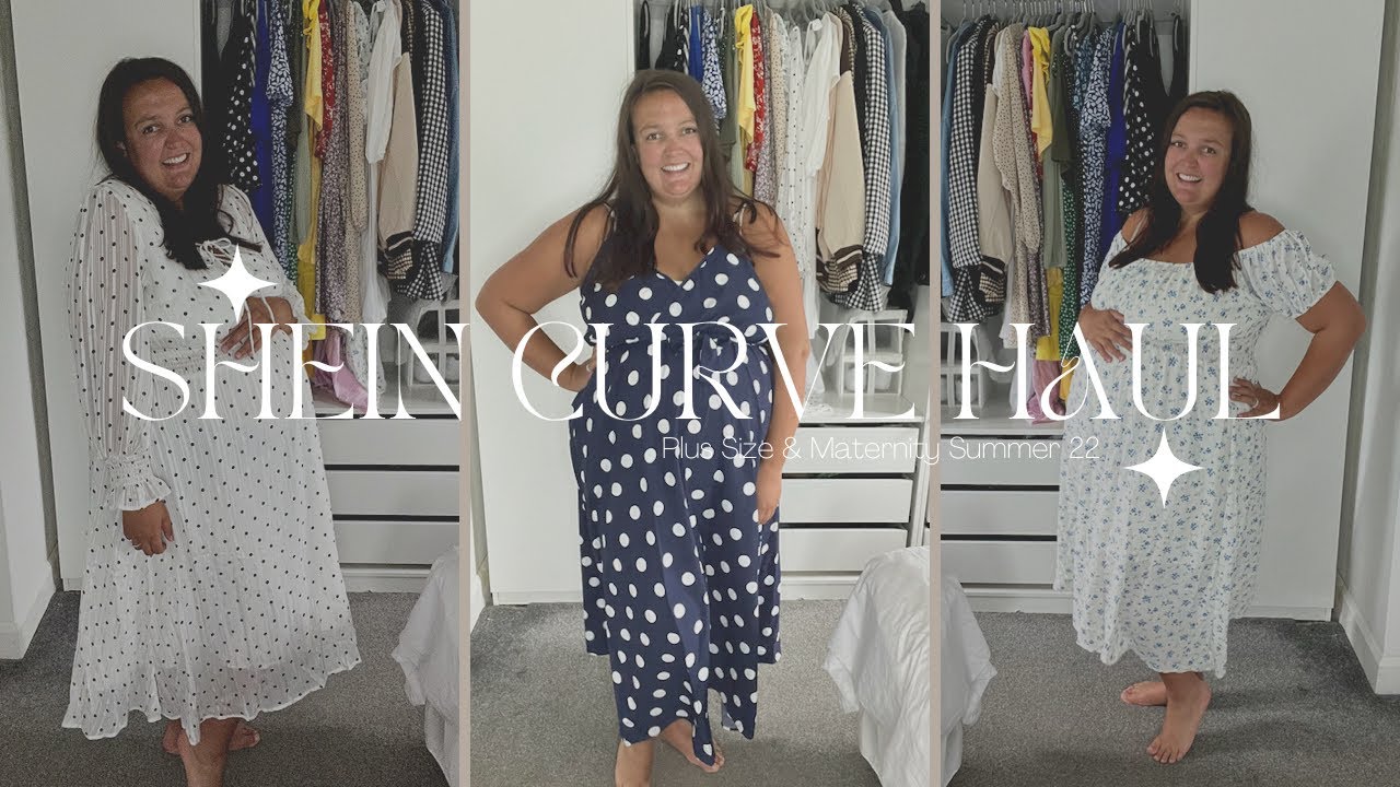 SHEIN CURVE HAUL | PLUS SIZE & MATERNITY TRY ON (HONEST REVIEW) | SUMMER 22
