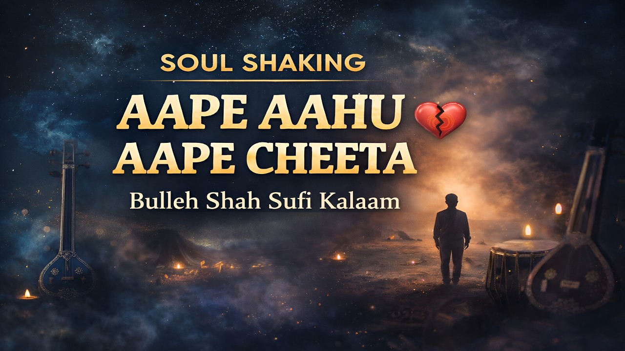 Aape Aahu Aape Cheeta | Bulleh Shah Sufi Kalaam | Punjabi Sufi Pain