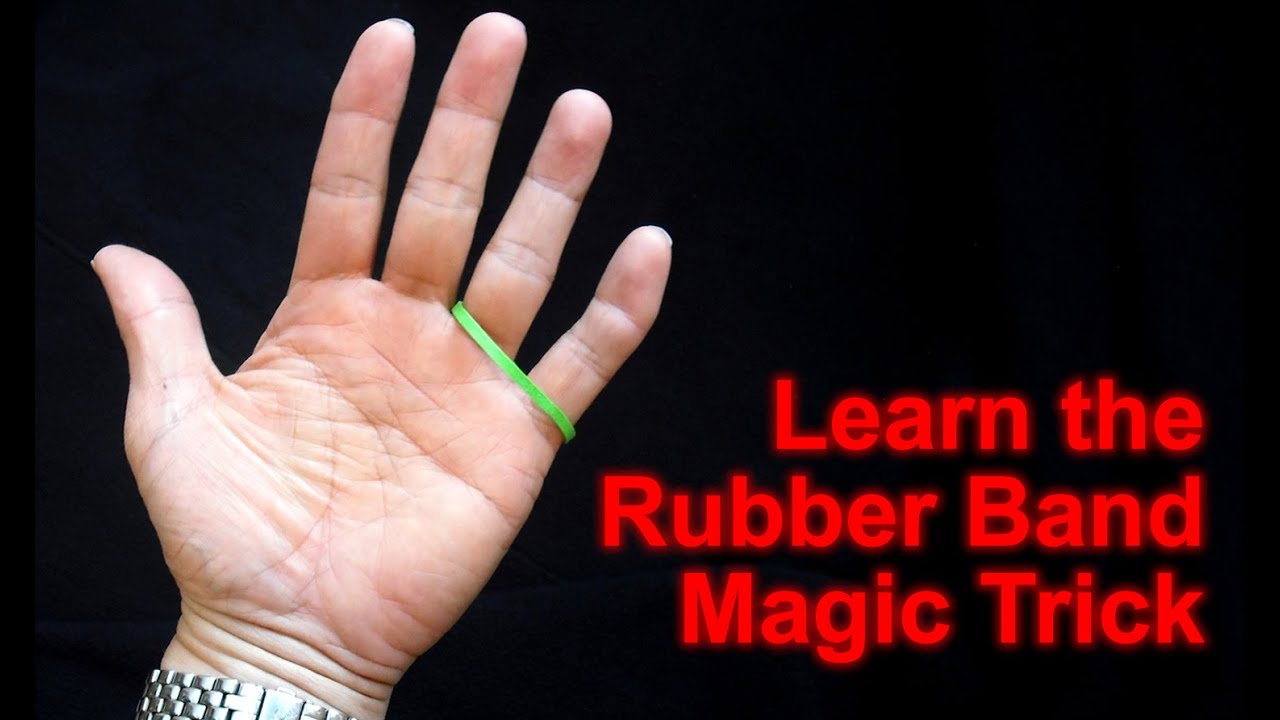 Learn the Rubber Band Magic Trick #easymagictricks #rubberbandmagictricks