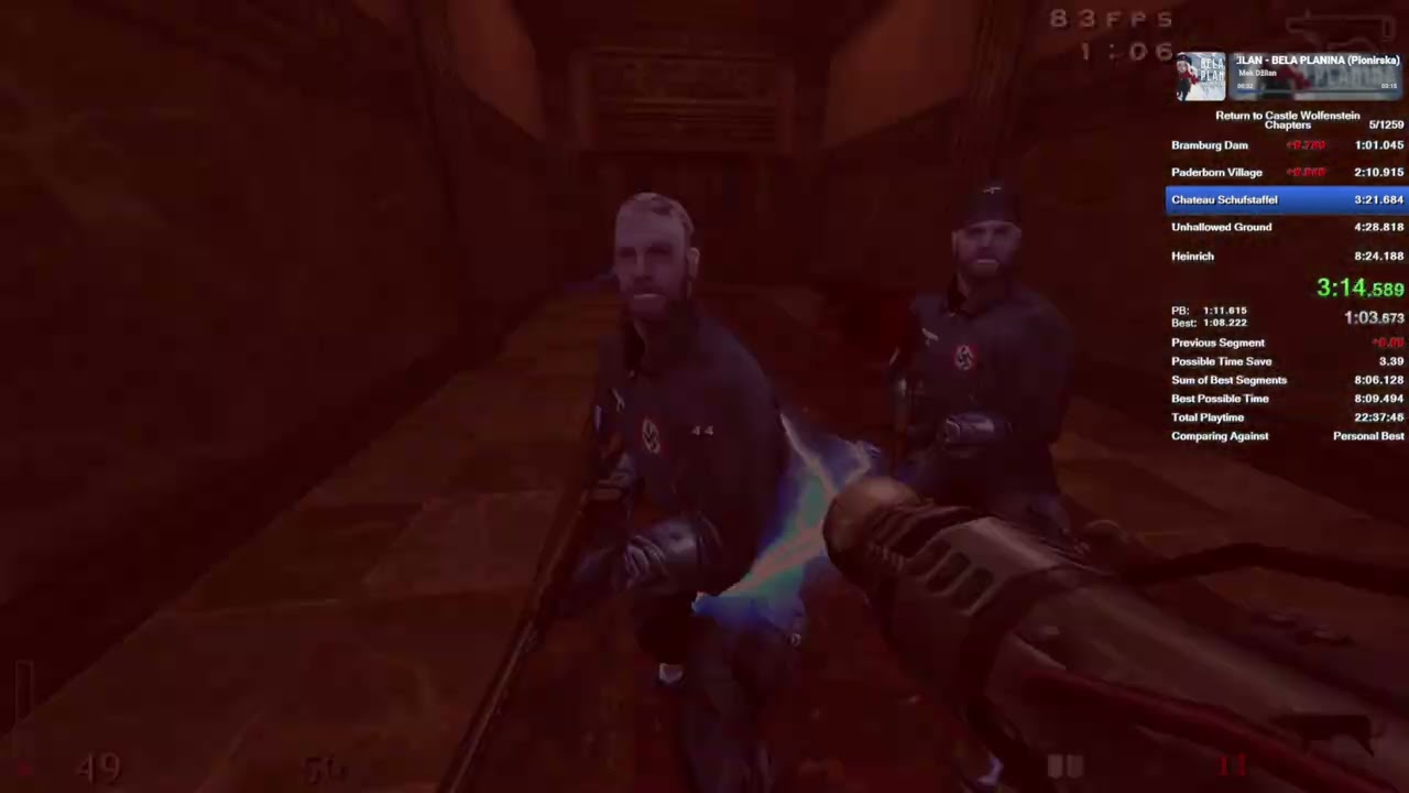 RtCW Chapter 5 Speedrun 8:23