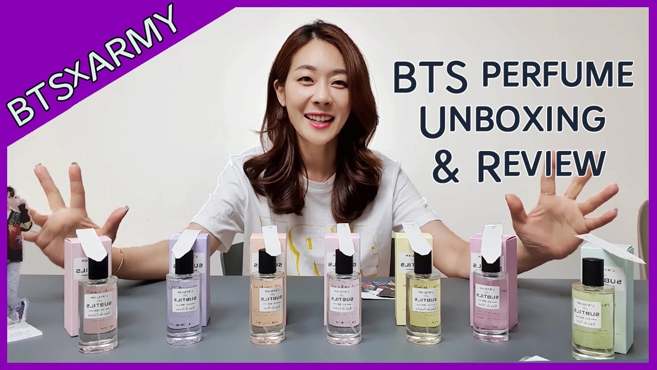 [ENG sub] BTS perfume Honest review , 방탄소년단 VT X BTS 향수 리뷰