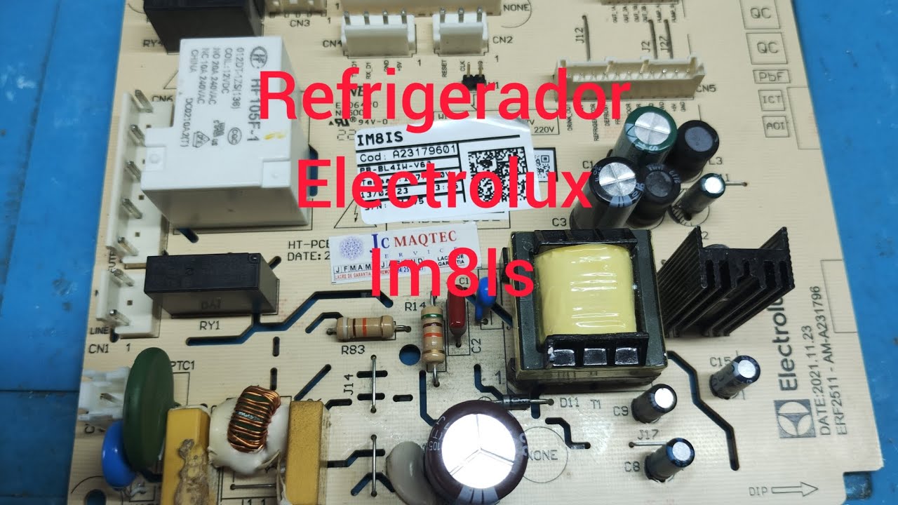 refrigerador Im8Is Electrolux não liga placa potência 1199264-3120 whtss