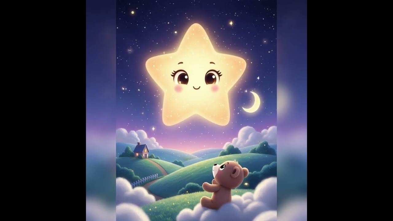 Twinkle Twinkle Little Star 🌙✨ | Soft Bedtime Lullaby for Babies & Toddlers | Sleep Music