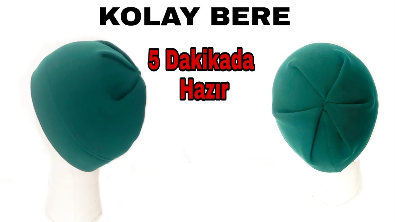 💥 5 Dakikada Dikebileceginiz  Kolay Bere Yapımı 💥 Sewing beret Sewing ideas