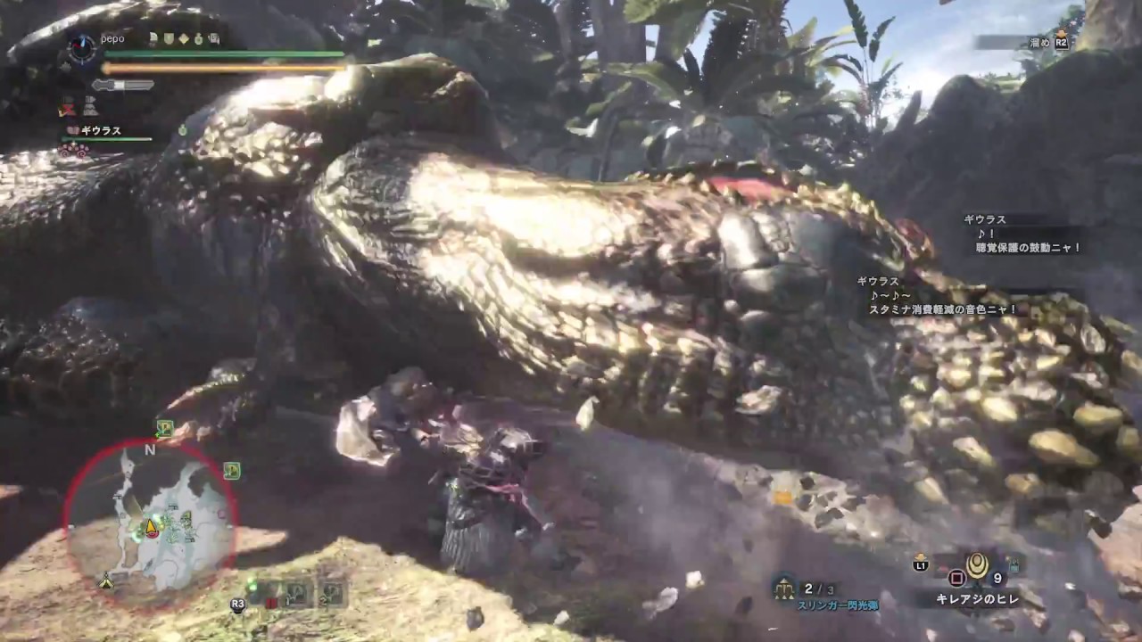 【MHW】歴戦イビルジョー 捕獲 ハンマー 3分36秒90