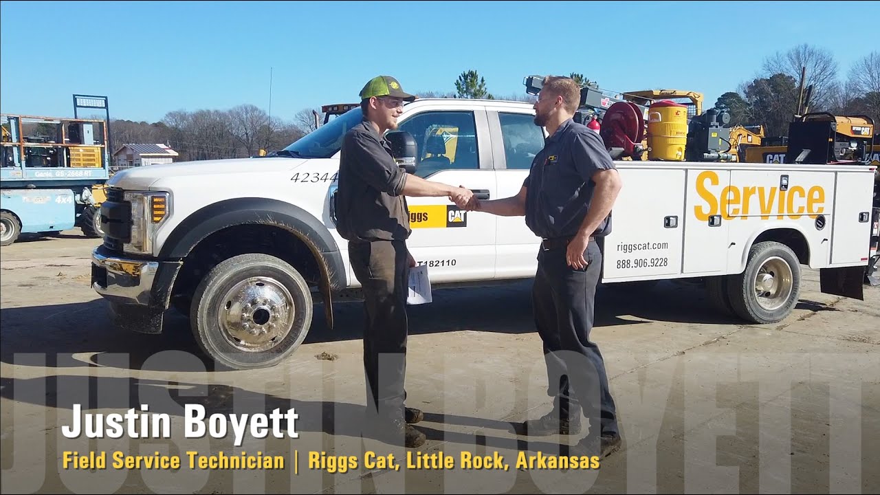 Justin Boyett | Field Service Technician | Riggs Cat, Little Rock, Arkansas