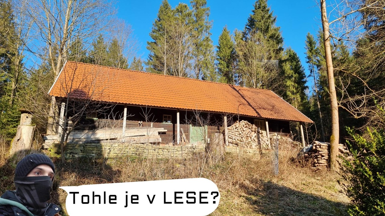 Z&Aacute;HADN&Yacute; OPU&Scaron;TĚN&Yacute; DŮM UPROSTŘED LESA! JAK TU NĚKDO MOHL BYDLET?